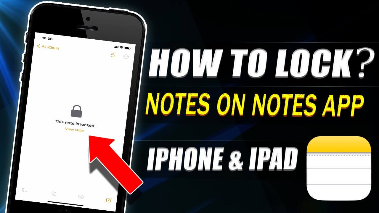 How to Lock iPhone Notes