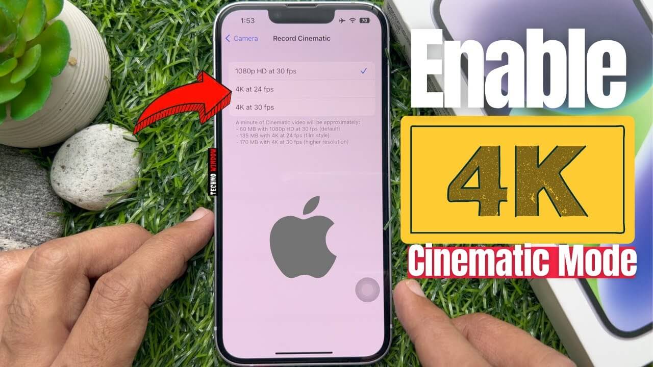 How to Enable 4K Cinematic Mode on iPhone 14