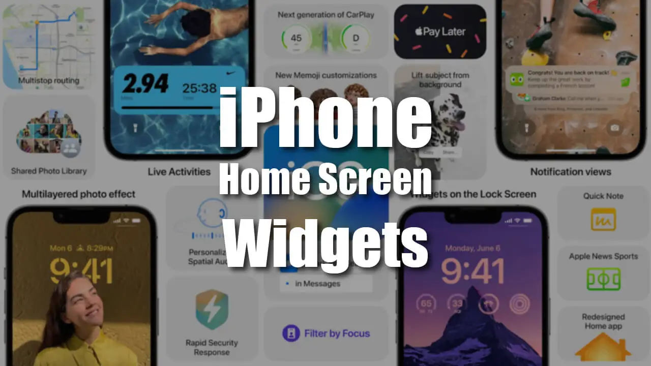 Best iphone home screen widgets